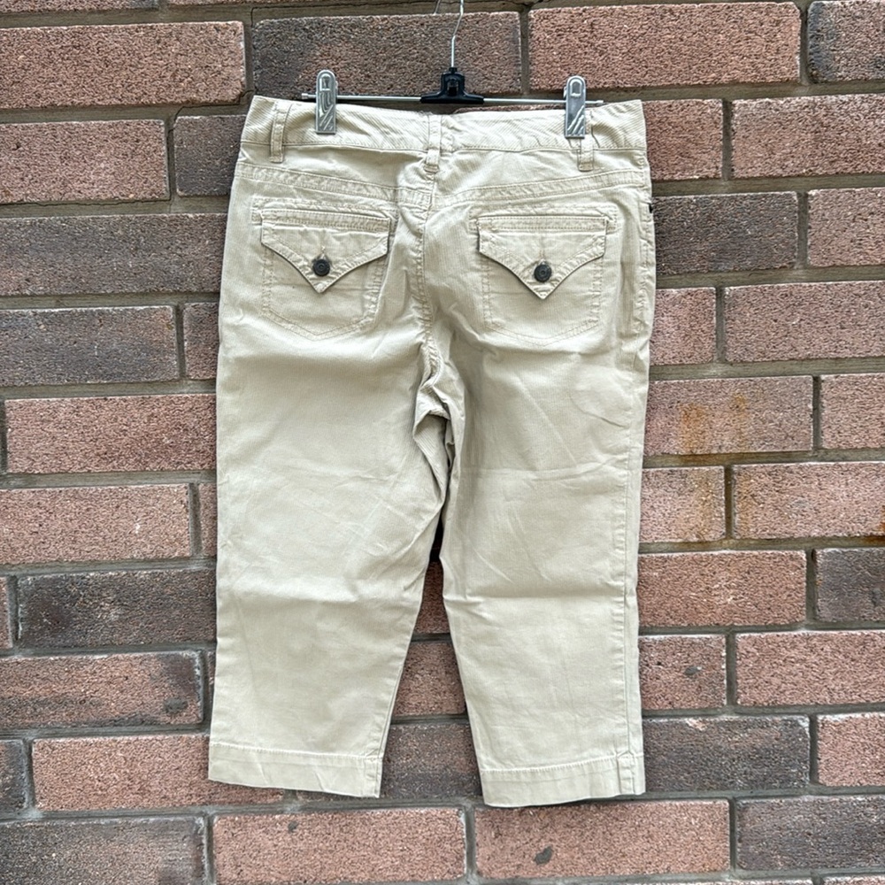 Caribbean Joe Brown Knee Length Shorts Size 6 Petite - Picture 4 of 6
